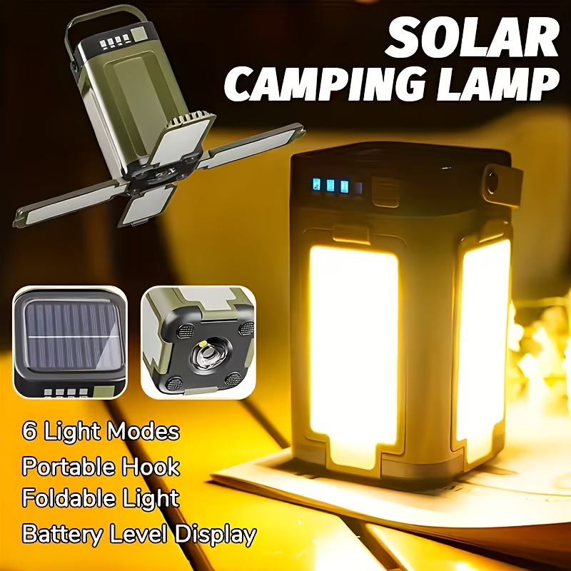 Solar Lamp - Lanterna Solar Portátil para Camping com