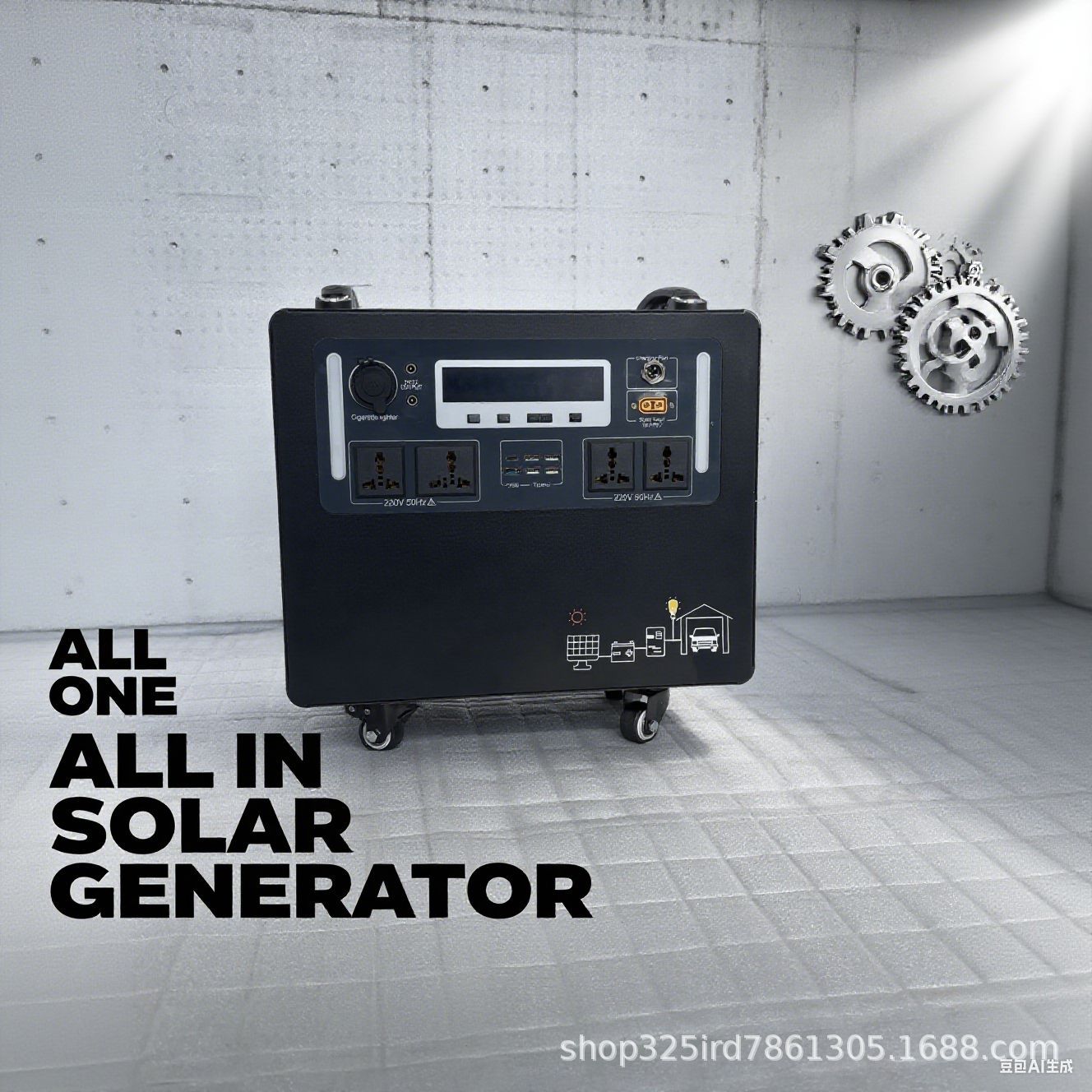 Solar Generator - Sistema de armazenamento de energia doméstico,