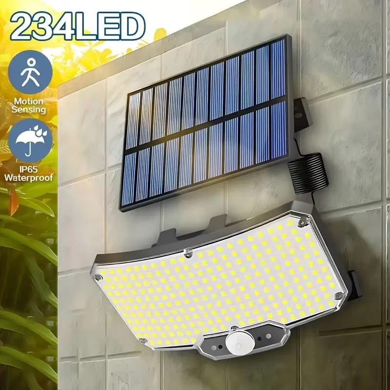 Solar Lamp - Luzes Solares Externas 234LED com Sensor