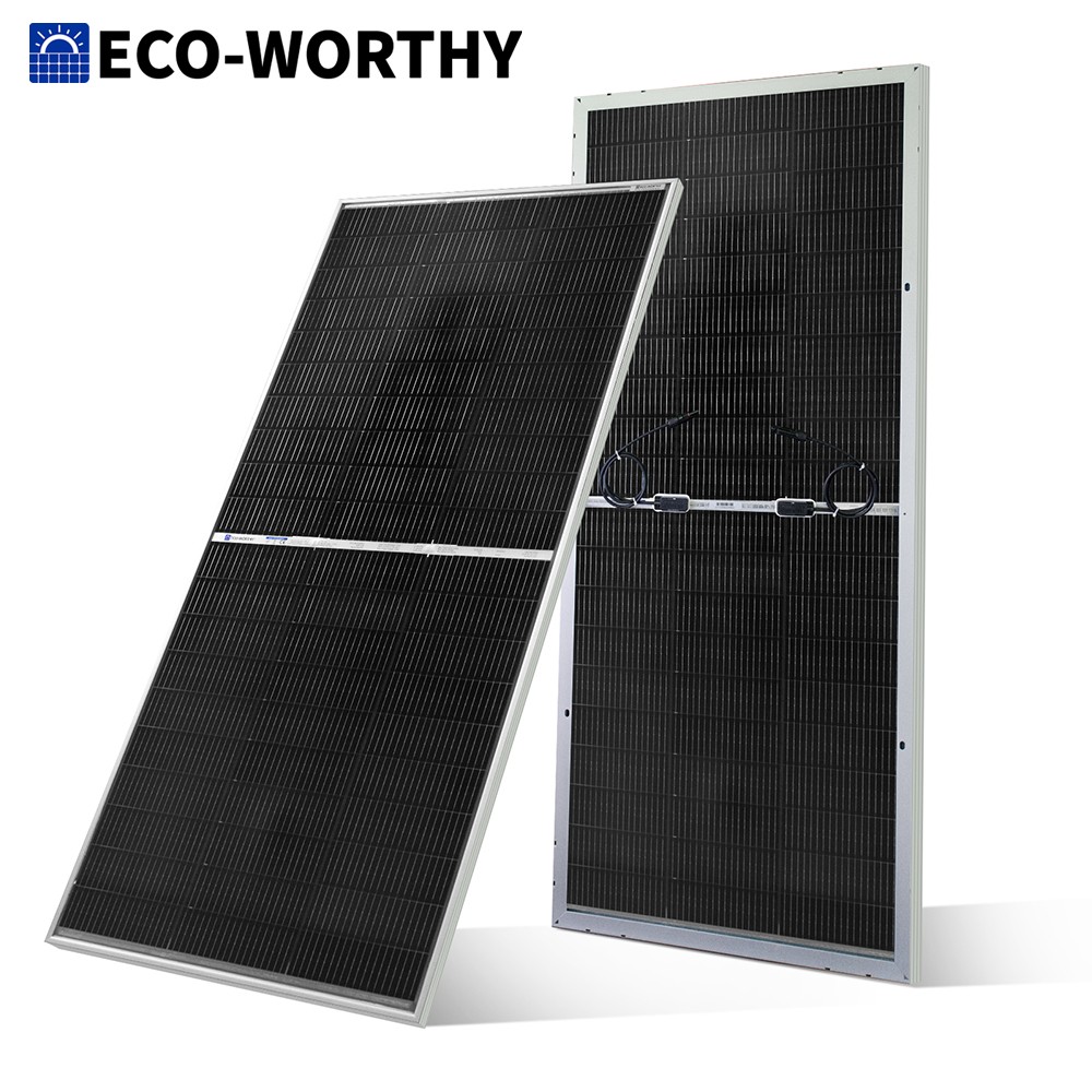 Solar Panel 200W - Painel solar bifacial ECO-WORTHY 195W N-Type
