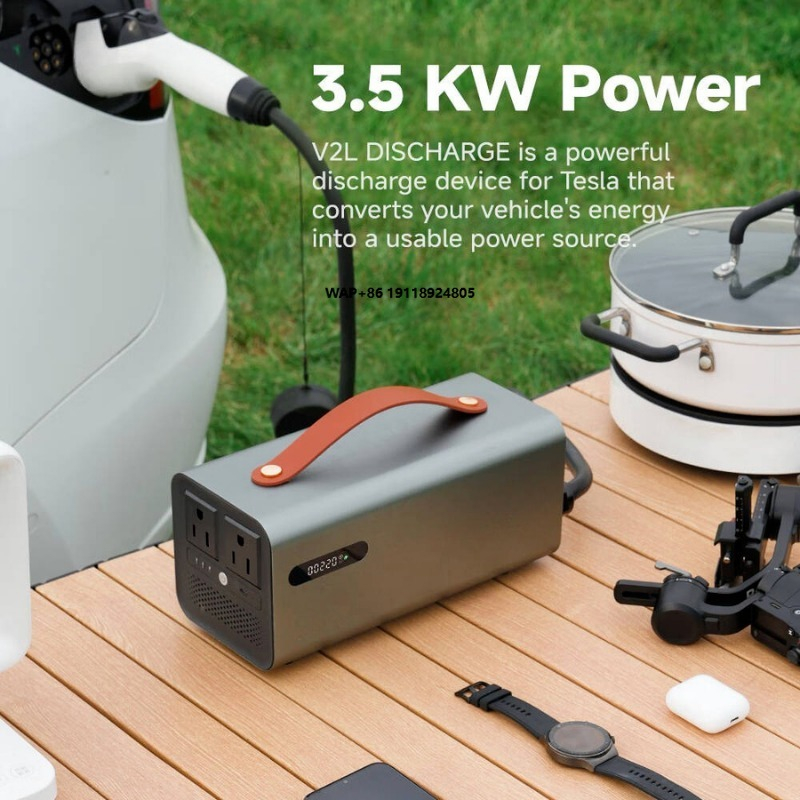 Outdoor Power Station - Estação de Descarga NACS V2L de