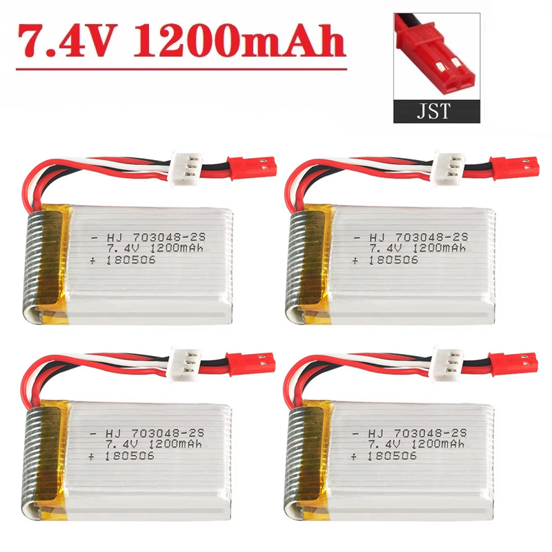 Lithium Battery 12V - Bateria Lipo 2S 7,4V 1200mAh 703048