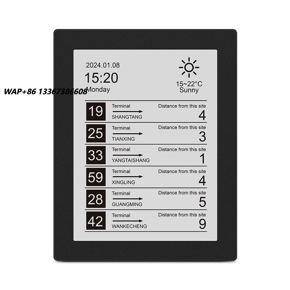 Outdoor Power Station - Display Eletrônico de Papel E-ink de