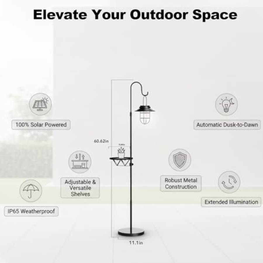 Luminária Solar de Chão com Me - Solar Lamp avaliação e preço
