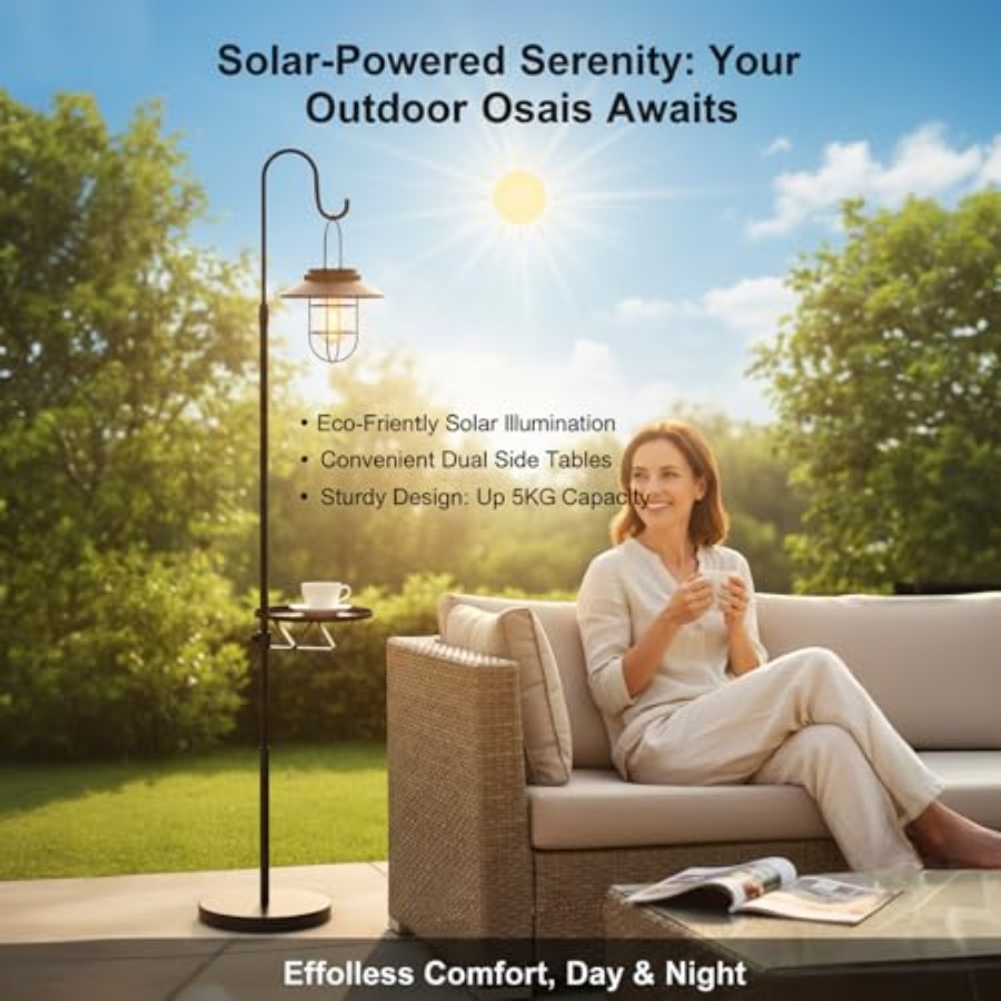 Luminária Solar de Chão com Me - Solar Lamp avaliação e preço