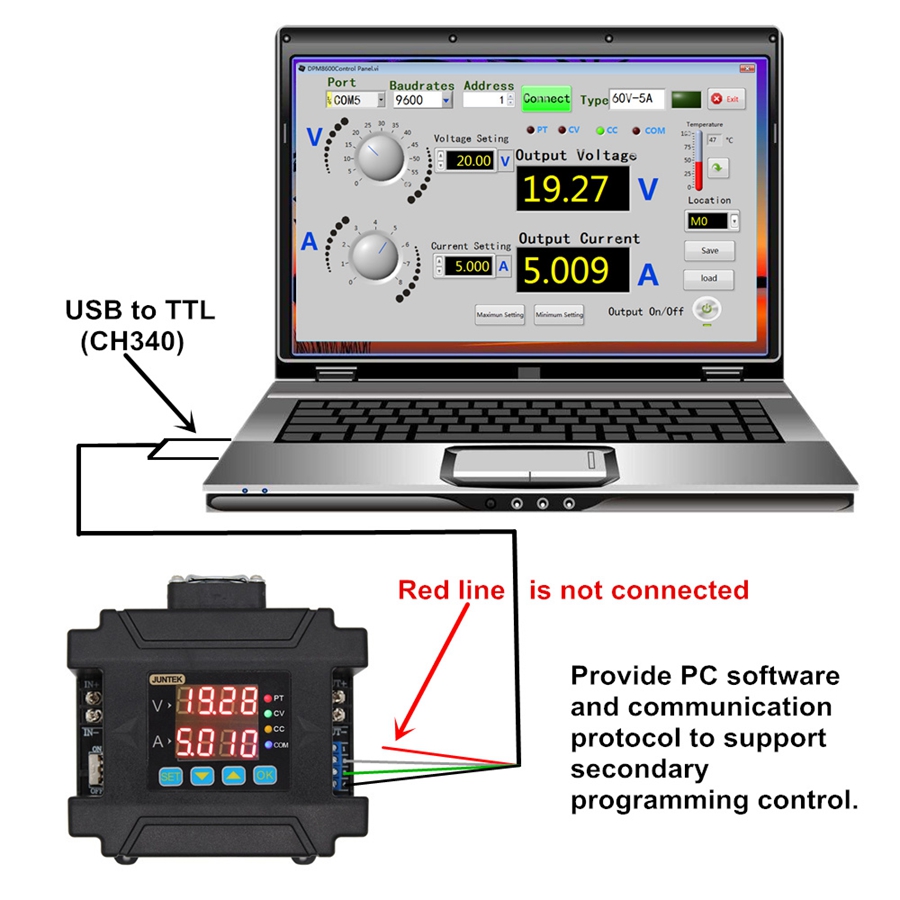 Dpm8650 485rf dpm8650 60v 50a  - Charge Controller Solar avaliação e preço
