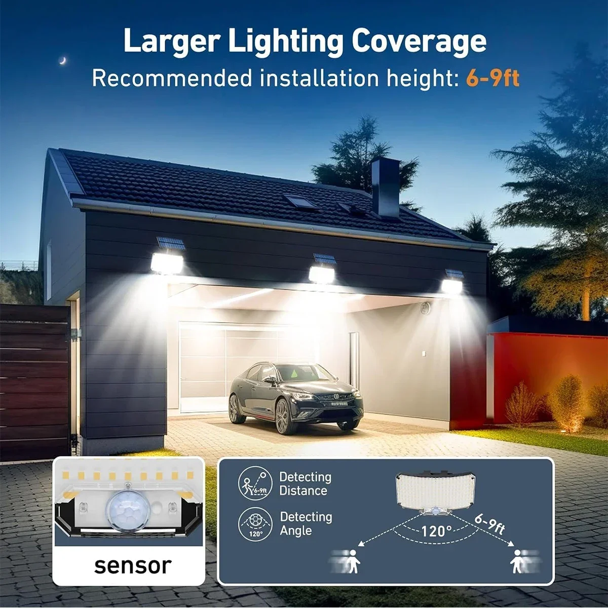Luzes Solares Externas 234LED  - Solar Lamp avaliação e preço