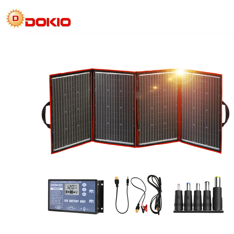 Dokio marca flexível dobrável  - Solar Panel 200W avaliação e preço