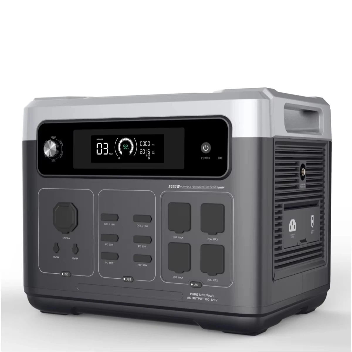 P2001 PLUS 2400W Estação de en - Solar Generator avaliação e preço