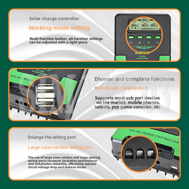 Controlador de Carga Solar MPP - Charge Controller Solar avaliação e preço