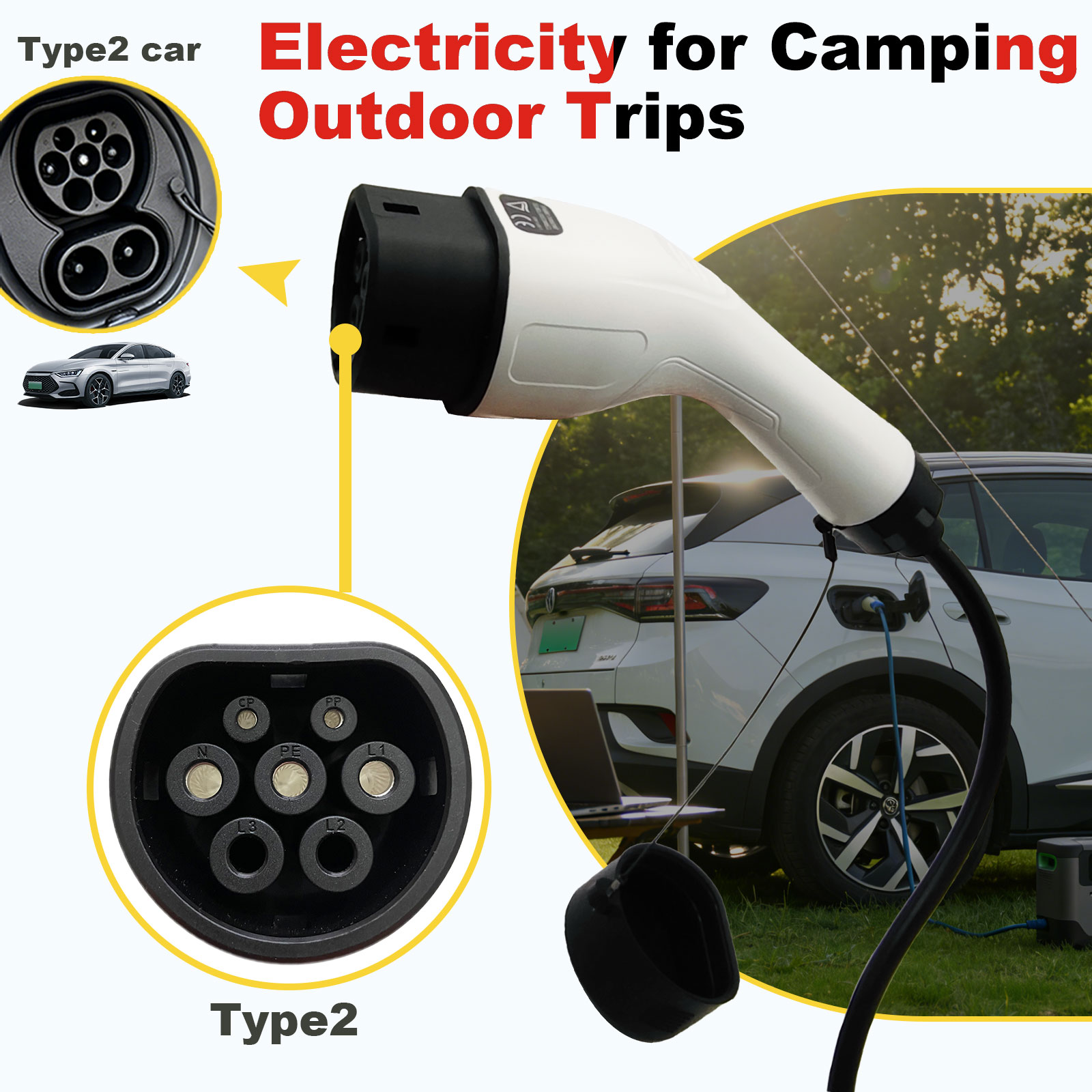 Adaptador de Descarga Tipo 2 V - Outdoor Power Station avaliação e preço