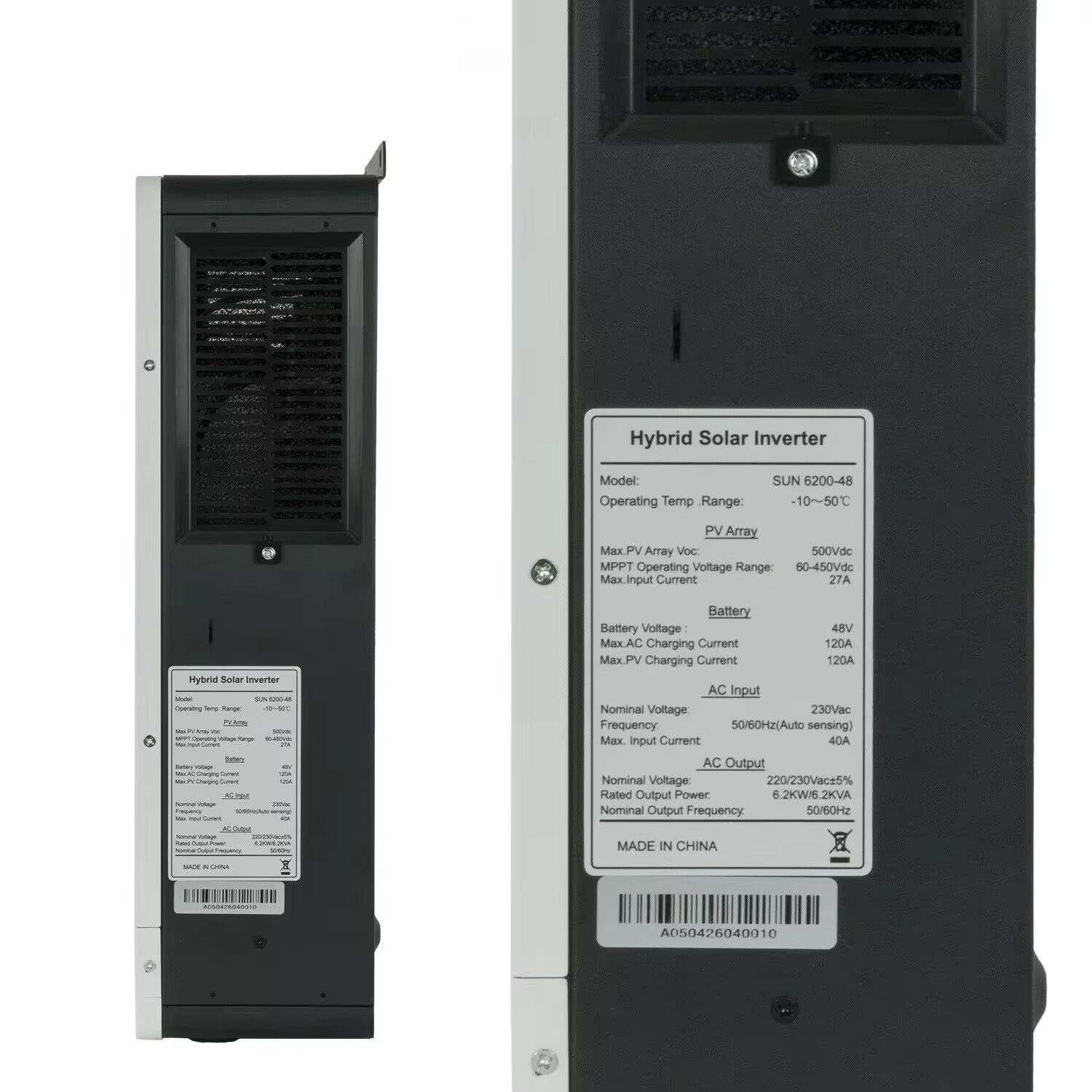 Inversor solar híbrido 6.2KW 4 - Charge Controller Solar avaliação e preço