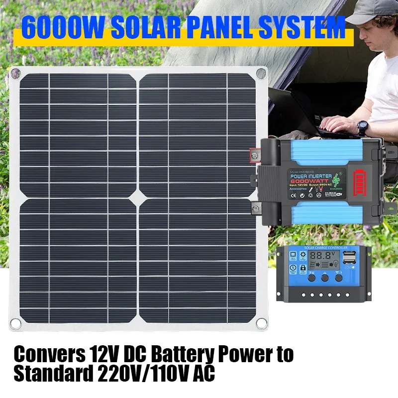 Kit solar de 6000W equipado co - Solar Panel 200W avaliação e preço