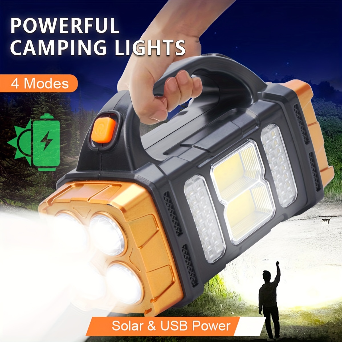 Nova Lanterna LED Solar Recarr - Solar Generator avaliação e preço