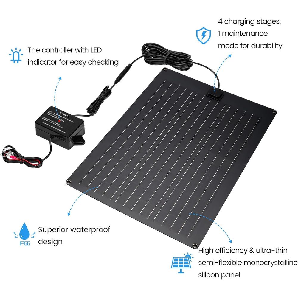 Carregador e Mantenedor de Bat - Solar Panel avaliação e preço