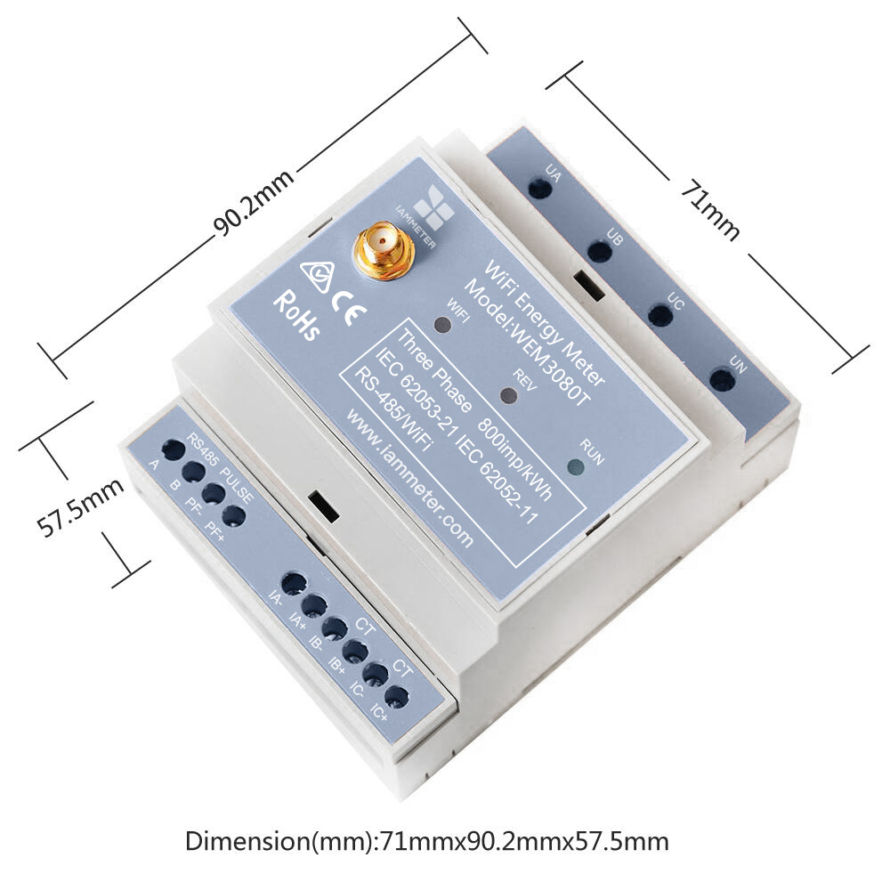 Medidor de Energia Trifásico B - Energy Monitor Meter avaliação e preço