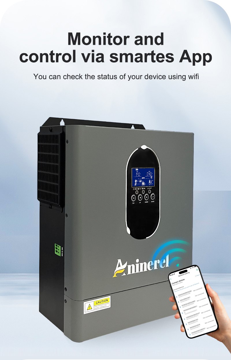 Inversor Solar Híbrido Aninere - Charge Controller Solar avaliação e preço