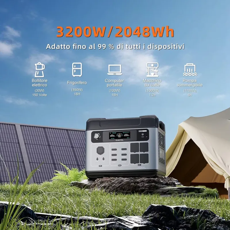 2026OUKITEL P2001 PLUS para Ba - Solar Generator avaliação e preço