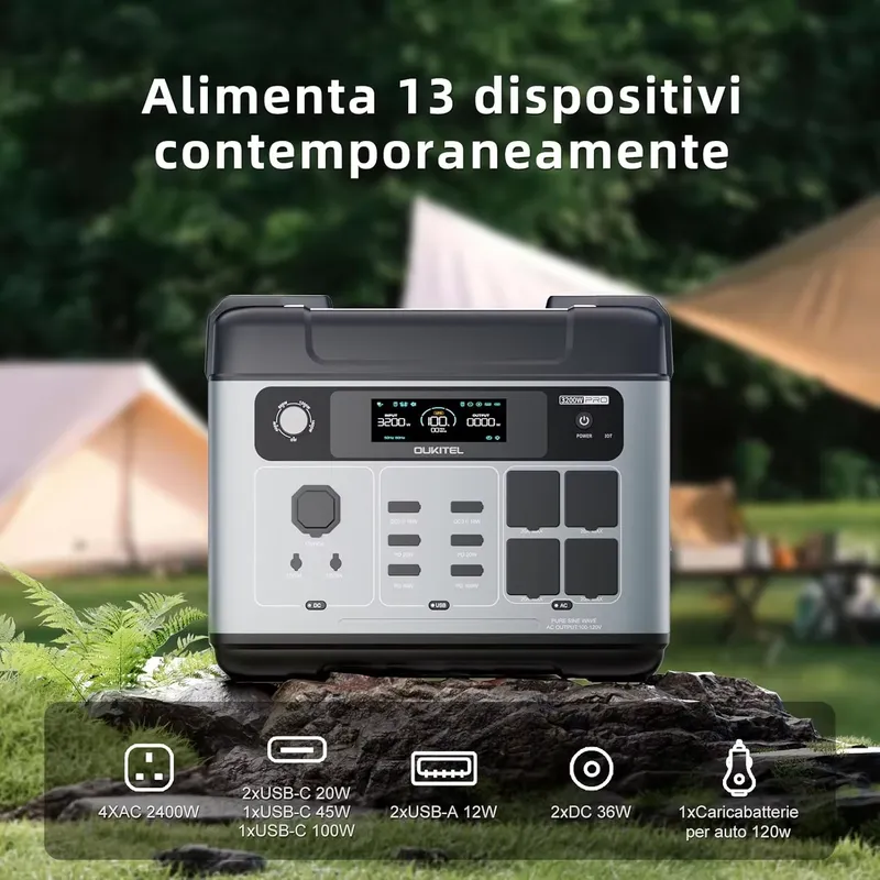 2026OUKITEL P2001 PLUS para Ba - Solar Generator avaliação e preço
