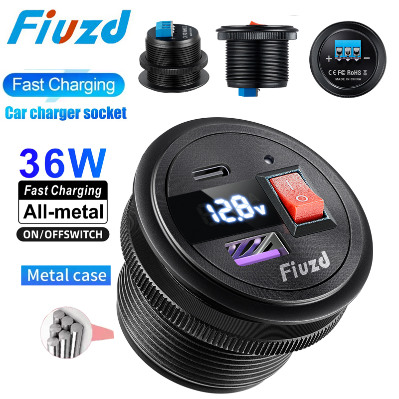 12v automotivo usb 24v carro u - Energy Monitor Meter avaliação e preço