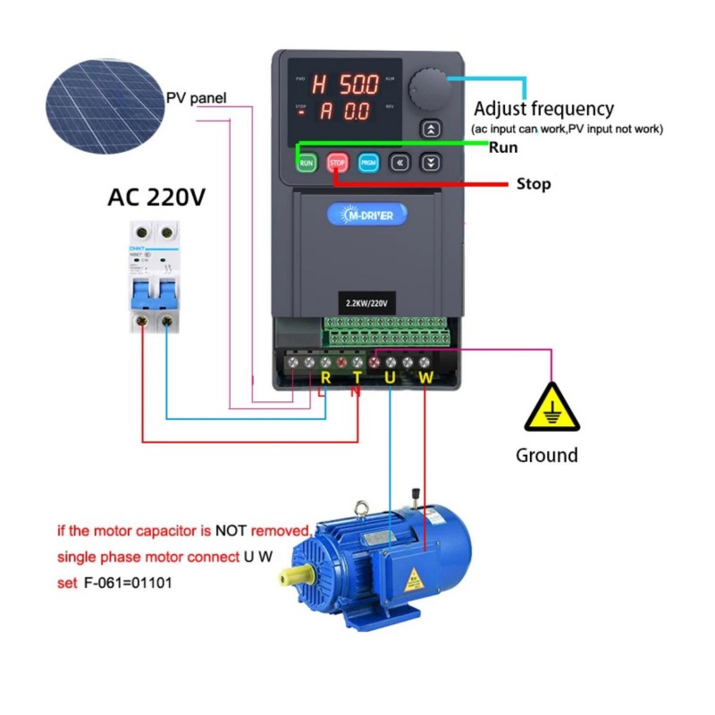 Inversor Solar VFD de Frequênc - Charge Controller Solar avaliação e preço