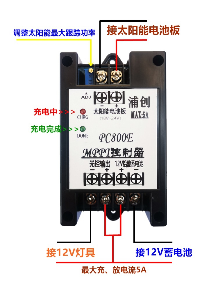 Controlador solar MPPT 12V, mó - Charge Controller Solar avaliação e preço